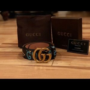 Gucci Ghost Blue belt